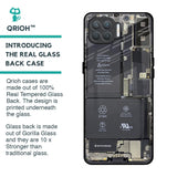Skeleton Inside Glass Case for Oppo F17 Pro