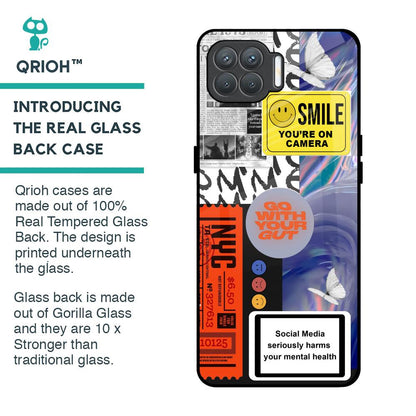 Smile for Camera Glass Case for Oppo F17 Pro