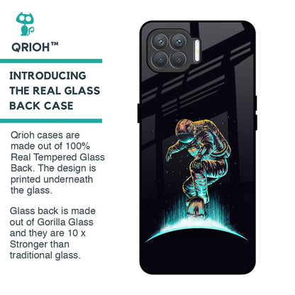 Star Ride Glass Case for Oppo F17 Pro