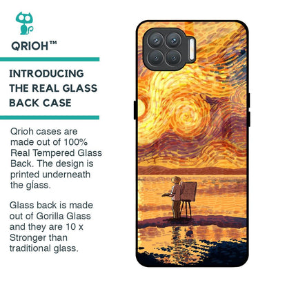 Sunset Vincent Glass Case for Oppo F17 Pro
