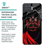 Lord Hanuman Glass Case For Oppo F17 Pro