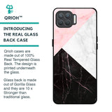 Marble Collage Art Glass Case For Oppo F17 Pro