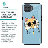 Adorable Cute Kitty Glass Case For Oppo F17 Pro