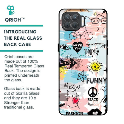Just For You Glass Case For Oppo F17 Pro