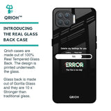 Error Glass Case for Oppo F17 Pro