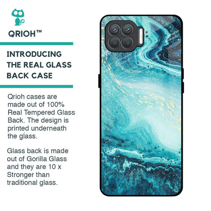 Sea Water Glass Case for Oppo F17 Pro