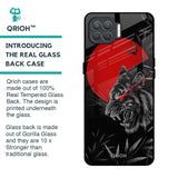 Red Moon Tiger Glass Case for Oppo F17 Pro
