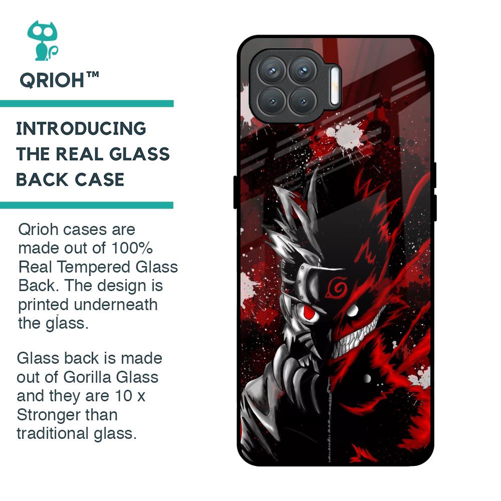 Dark Character Glass Case for Oppo F17 Pro