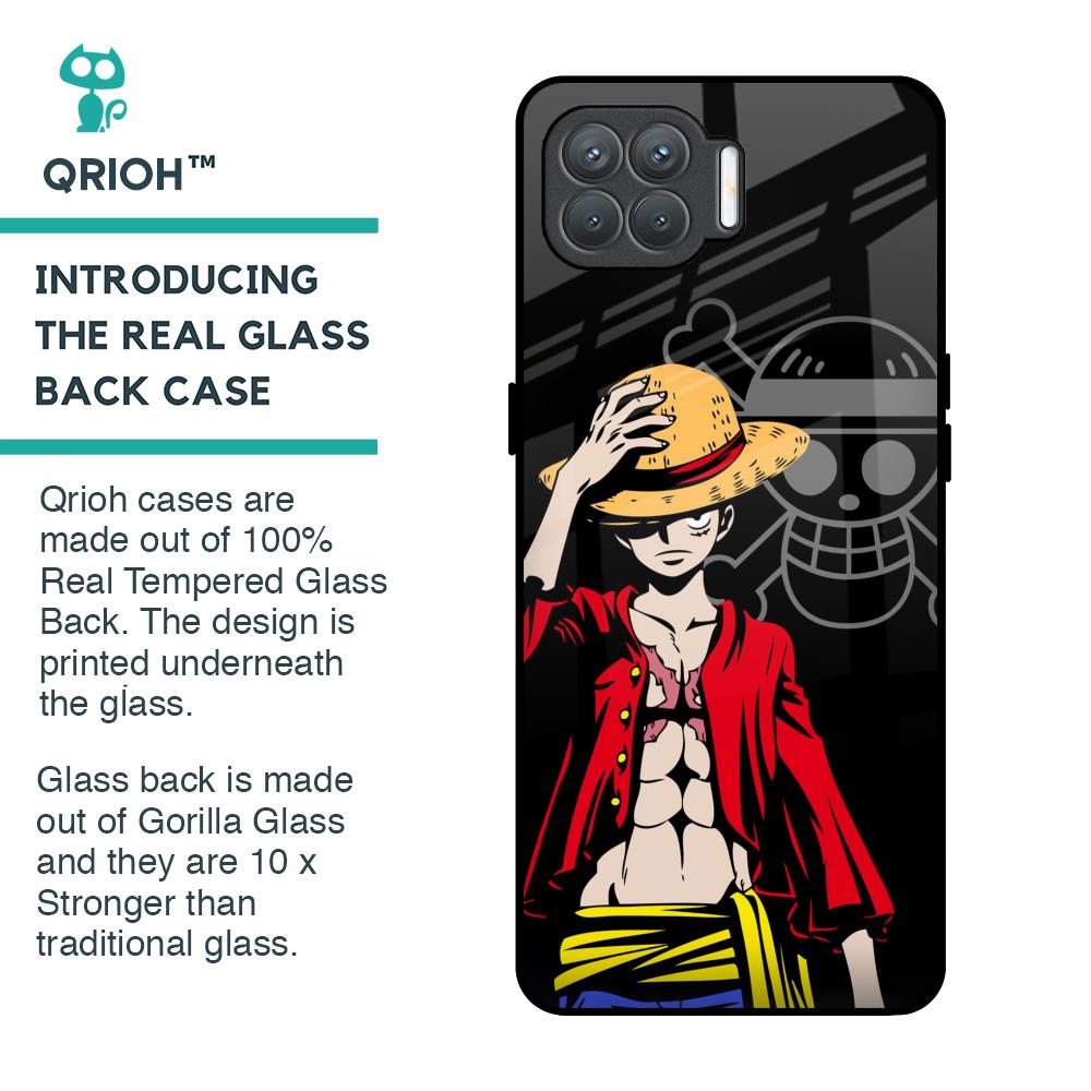 Hat Crew Glass Case for Oppo F17 Pro