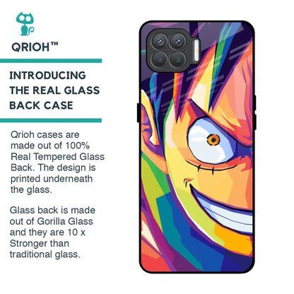 Monkey Wpap Pop Art Glass Case for Oppo F17 Pro