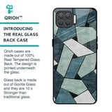 Abstact Tiles Glass Case for Oppo F17 Pro