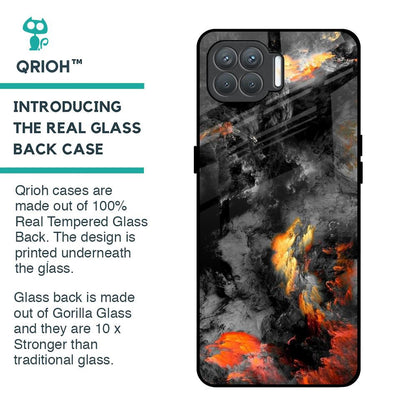 Lava Explode Glass Case for Oppo F17 Pro