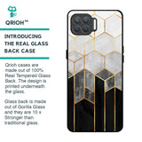 Tricolor Pattern Glass Case for Oppo F17 Pro