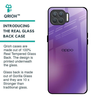 Ultraviolet Gradient Glass Case for Oppo F17 Pro