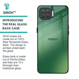 Green Grunge Texture Glass Case for Oppo F17 Pro