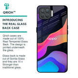 Colorful Fluid Glass Case for Oppo F17 Pro