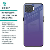 Indigo Pastel Glass Case For Oppo F17 Pro