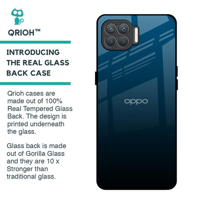 Sailor Blue Glass Case For Oppo F17 Pro