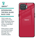 Solo Maroon Glass case for Oppo F17 Pro