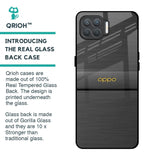 Grey Metallic Glass Case For Oppo F17 Pro