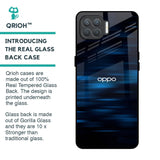 Blue Rough Abstract Glass Case for Oppo F17 Pro