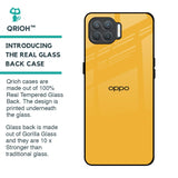 Fluorescent Yellow Glass case for Oppo F17 Pro