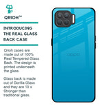 Blue Aqua Glass Case for Oppo F17 Pro