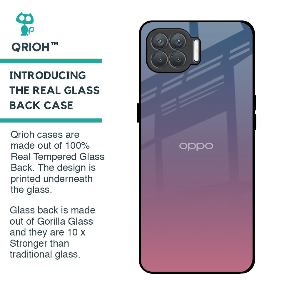 Pastel Gradient Glass Case for Oppo F17 Pro
