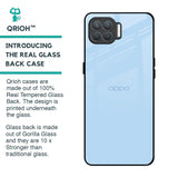 Pastel Sky Blue Glass Case for Oppo F17 Pro