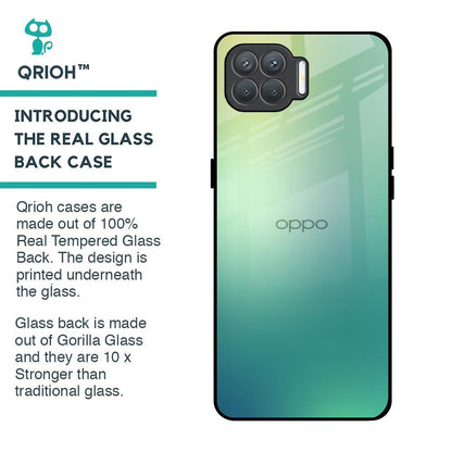 Dusty Green Glass Case for Oppo F17 Pro
