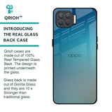 Sea Theme Gradient Glass Case for Oppo F17 Pro