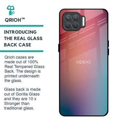 Dusty Multi Gradient Glass Case for Oppo F17 Pro