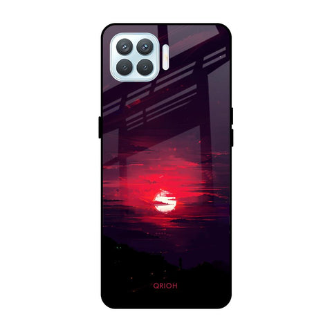 Morning Red Sky Oppo F17 Pro Glass Cases & Covers Online
