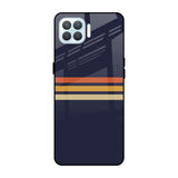 Tricolor Stripes Oppo F17 Pro Glass Cases & Covers Online