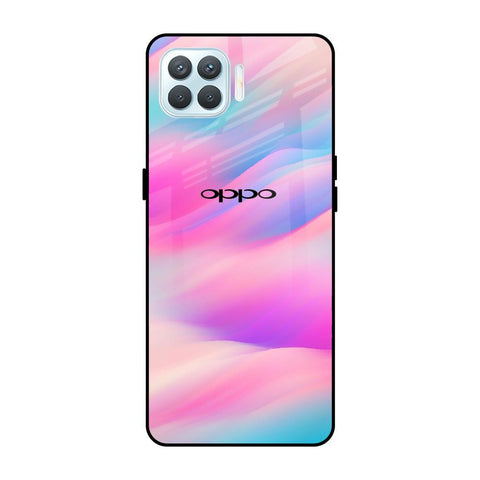 Colorful Waves Oppo F17 Pro Glass Cases & Covers Online