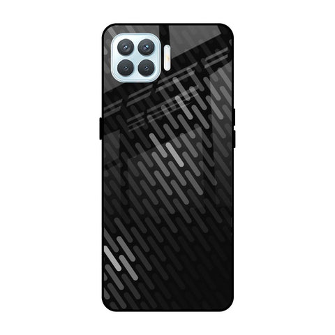 Dark Abstract Pattern Oppo F17 Pro Glass Cases & Covers Online