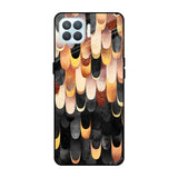 Bronze Abstract Oppo F17 Pro Glass Cases & Covers Online