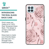 Shimmer Roses Glass case for Oppo F17 Pro