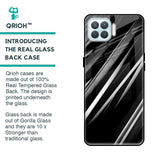 Black & Grey Gradient Glass Case For Oppo F17 Pro