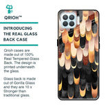 Bronze Abstract Glass Case for Oppo F17 Pro