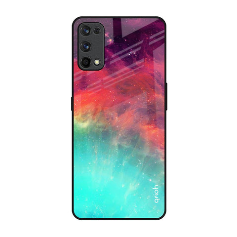 Colorful Aura Realme 7 Pro Glass Back Cover Online