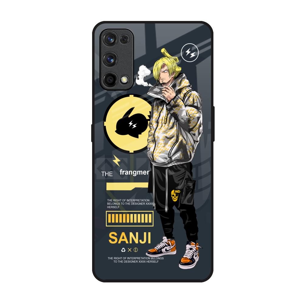 Cool Sanji Realme 7 Pro Glass Back Cover Online