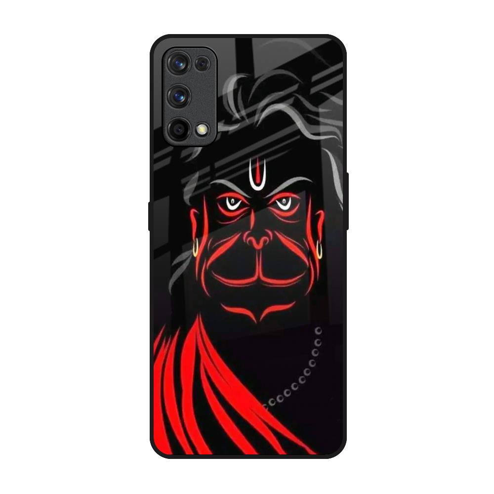 Lord Hanuman Realme 7 Pro Glass Back Cover Online