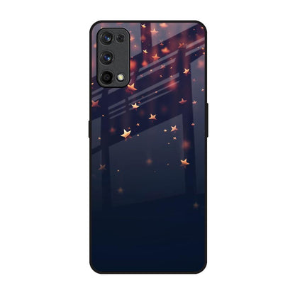 Falling Stars Realme 7 Pro Glass Back Cover Online