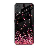 Heart Rain Fall Realme 7 Pro Glass Back Cover Online