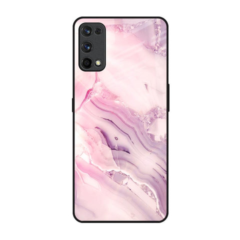 Diamond Pink Gradient Realme 7 Pro Glass Back Cover Online