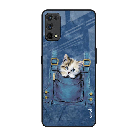 Kitty In Pocket Realme 7 Pro Glass Back Cover Online