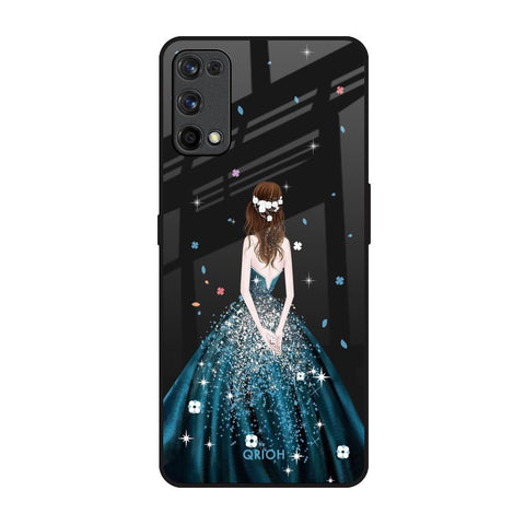 Queen Of Fashion Realme 7 Pro Glass Back Cover Online