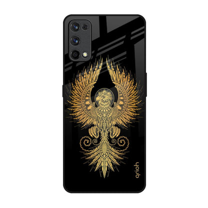 Mythical Phoenix Art Realme 7 Pro Glass Back Cover Online