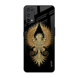 Mythical Phoenix Art Realme 7 Pro Glass Back Cover Online